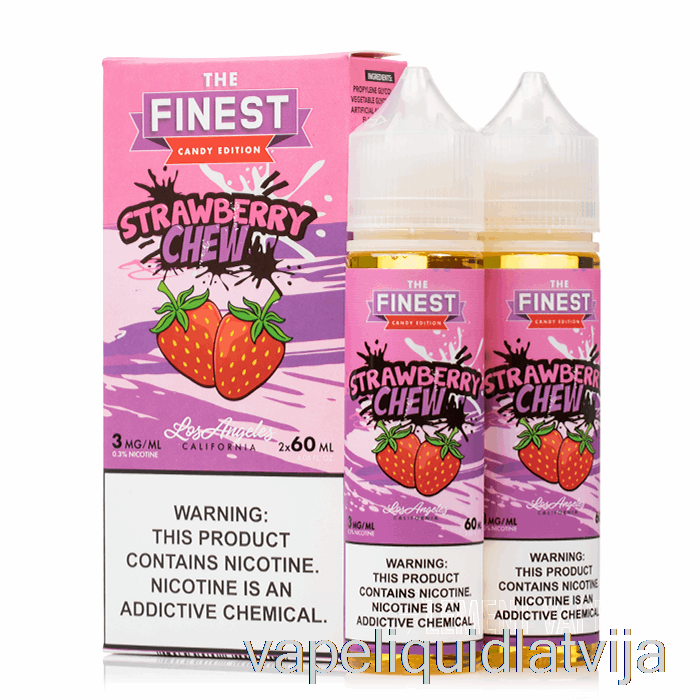 Strawberry Chew - Finest Candy Edition - 120ml 3mg Vape Liquid